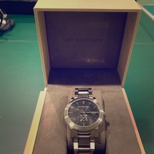Burberry Men Stainless Steel Watch 42 mm